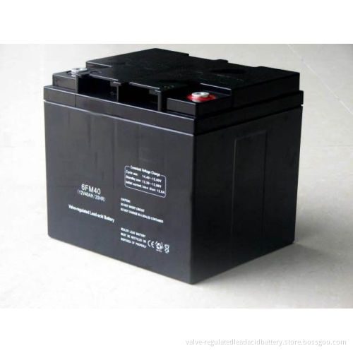 6fm40 Abs, Pp Resin 40ah 12v Sealed Lead Acid Batteries For Fire Alarm, Security System